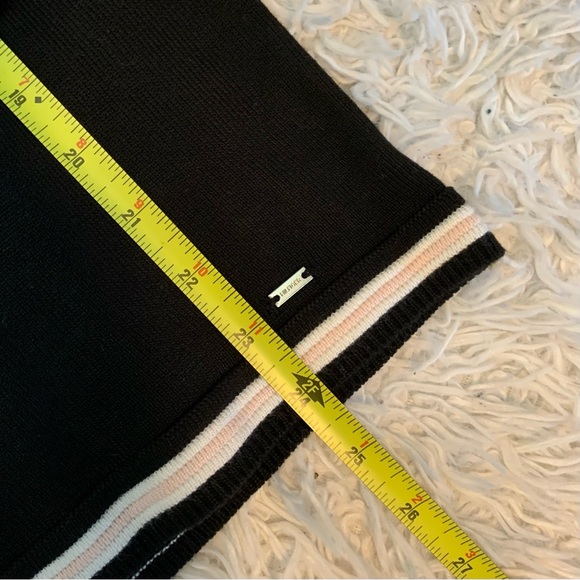 ❤️ Tommy Hilfiger XS 3/4 Length Sleeve Dark Green Color Block Turtleneck - Picture 9 of 10